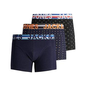 JACK&JONES-JACHENRIK TRUNKS 3 PACK -Black Navy blazer/Navy blazer Čierna M