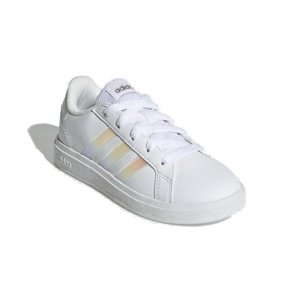 ADIDAS-Grand Court 2.0 K cloud white/iridescent/cloud white Biela 38