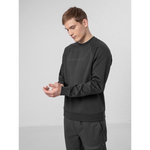 4F-MENS SWEATSHIRT BLM019-22S-ANTHRACITE Čierna XL