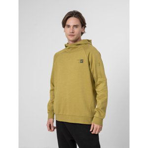 4F-MENS SWEATSHIRT BLM022-44S-OLIVE Zelená S