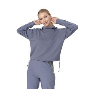 4F-WOMENS SWEATSHIRT BLD021-25S-GREY Šedá L