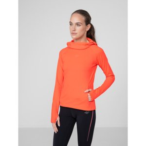 4F-WOMENS FUNCTIONAL SWEATSHIRT BLDF012-62N-RED NEON Červená L