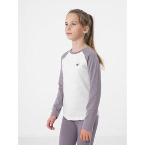 4F-GIRLS LONGSLEEVE JTSDL001-51S-VIOLET Fialová 152