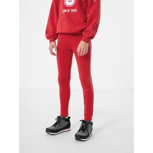 4F-GIRLS LEGGINGS JLEG004-62S-RED Červená 164