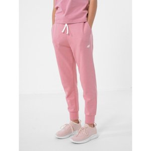 4F-GIRLS TROUSERS JSPDD001-56S-LIGHT PINK Ružová 140