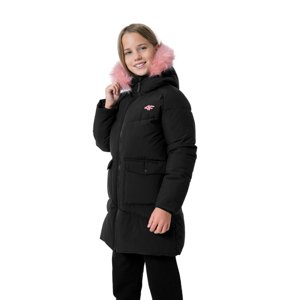 4F-GIRLS JACKET JKUDP004-20S-DEEP BLACK Čierna 146