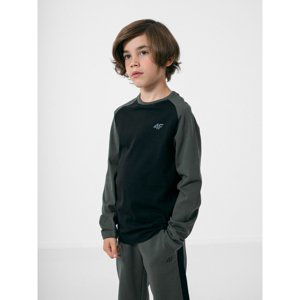 4F-BOYS LONGSLEEVE JTSML001-20S-DEEP BLACK Čierna 164