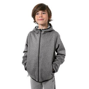 4F-BOYS SOFTSHELL JSFM001-24M-MIDDLE GREY MELANGE Šedá 146