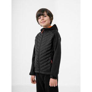 4F-BOYS SOFTSHELL JSFM002-20S-DEEP BLACK Čierna 158