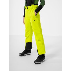 4F-BOYS SKI TROUSERS JSPMN001-45S-CANARY GREEN Zelená 164