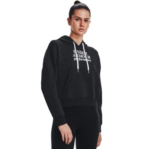 UNDER ARMOUR-Essential Script Hoodie-BLK-1374107-001 Čierna M