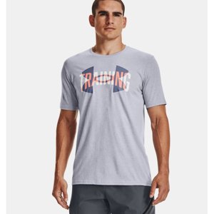 UNDER ARMOUR-UA TRAINING OVERLAY SS-GRY-1373994-011 Šedá XXL