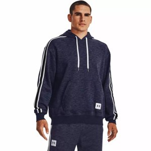 UNDER ARMOUR-UA Essential Heritage Fleece HD-NVY-1373813-410 Modrá XL