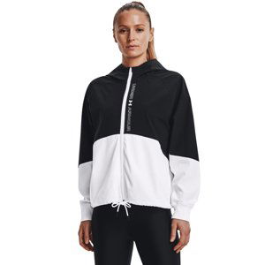 UNDER ARMOUR-Woven FZ Jacket-BLK-1369889-001 Čierna XS