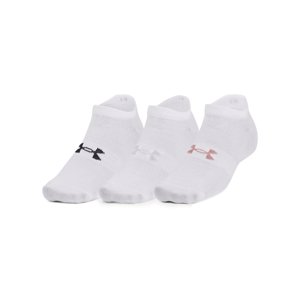 UNDER ARMOUR-UA Essential No Show 3 pack-WHT-1361459-100 Biela 36/41