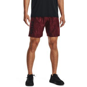 UNDER ARMOUR-UA Woven Emboss Shorts-RED-1361432-690 Červená M