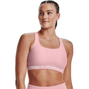 UNDER ARMOUR-UA Crossback Mid Bra-PNK-1361034-647 Ružová XS