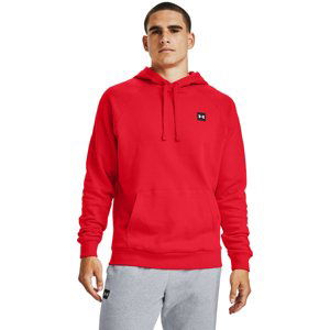 UNDER ARMOUR-UA Rival Fleece Hoodie-RED-1357092-600 Červená L