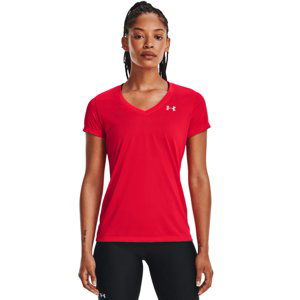 UNDER ARMOUR-Tech SSV - Solid-RED-1255839-890 Červená S