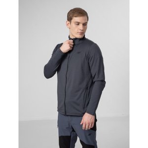 4F-MENS FLEECE PLM013-22S-ANTHRACITE Čierna S