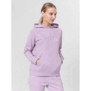 4F-WOMENS SWEATSHIRT BLD023-52S-LIGHT VIOLET Fialová XL