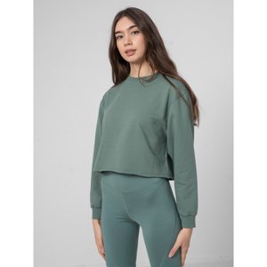 4F-WOMENS SWEATSHIRT BLD040-46S-TEAL Zelená L