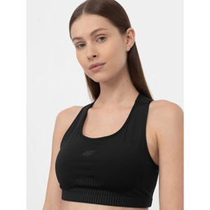 4F-SPORTS BRA STAD011-20S-DEEP BLACK Čierna S