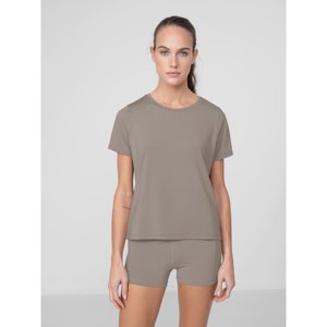 4F-WOMENS FUNCTIONAL T-SHIRT TSDF010-83S-BEIGE Béžová L