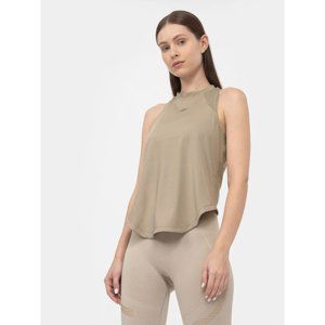 4F-WOMENS FUNCTIONAL T-SHIRT TSDF016-83S-BEIGE Béžová M