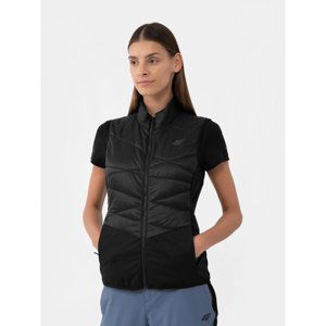 4F-WOMENS VEST BZD060-20S-DEEP BLACK I Čierna XS