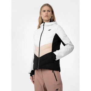 4F-WOMENS SKI JACKET KUDN006-10S-WHITE Biela S