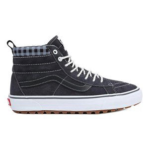 VANS-UA SK8-HI MTE-1 plaid grey/white Šedá 44