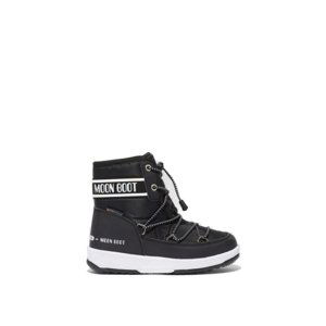 MOON BOOT-Boy Mid Jr black Čierna 38