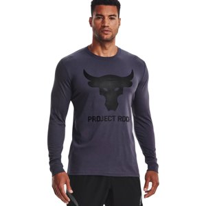 UNDER ARMOUR-UA PROJECT ROCK BRAHMA BULL LS-GRY Šedá XXL