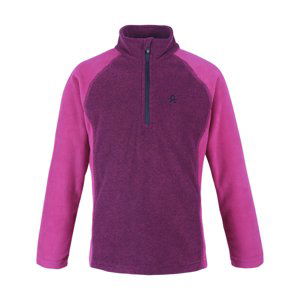 COLOR KIDS-Fleece pulli, striped, festival fuchsia Fialová 122