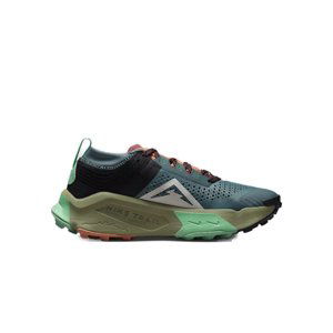 NIKE-ZoomX Zegama mineral slate/black/green glow/light bone Modrá 40,5