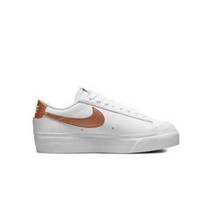 NIKE-Blazer Low Platform white/black/sail/metallic copper Biela 40,5