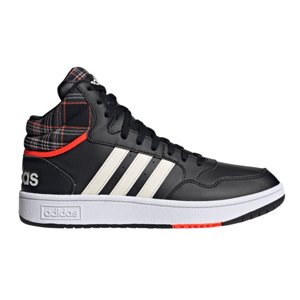 ADIDAS-Hoops 3.0 Mid core black/cloud white/grey two Čierna 44