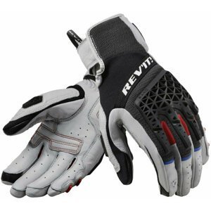 Rev'it! Gloves Sand 4 Light Grey/Black 3XL Rukavice