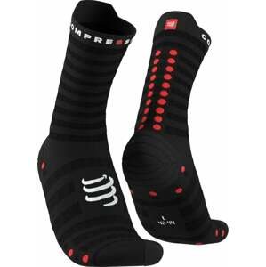 Compressport Pro Racing Socks v4.0 Ultralight Run High Black/Red T1