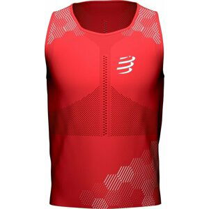 Compressport Pro Racing Singlet M Red/White M