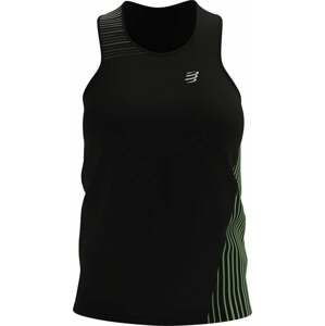 Compressport Performance Singlet W Black/Paradise Green XS