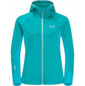 Jack Wolfskin Hydro Grid Fleece W Dark Aqua S Outdoorová mikina