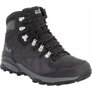 Jack Wolfskin Dámske outdoorové topánky Refugio Texapore Mid W Dark Steel/Purple 40,5