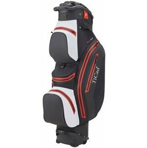 Ticad QO 14 Premium Water Resistant Black/White/Red Cart Bag