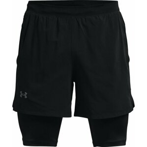 Under Armour Men's UA Launch 5'' 2-in-1 Shorts Black/Reflective M