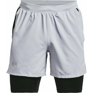 Under Armour Men's UA Launch 5'' 2-in-1 Shorts Mod Gray/Black L