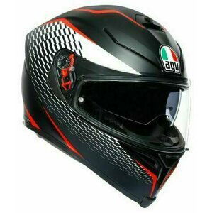 AGV K-5 S Matt Black/White/Red XL Prilba