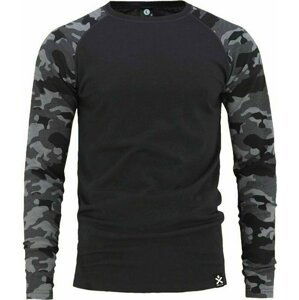 Bula Pánske termoprádlo Camo Merino Wool Crew Dark Grey M