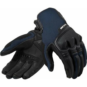 Rev'it! Gloves Duty Black/Blue 3XL Rukavice